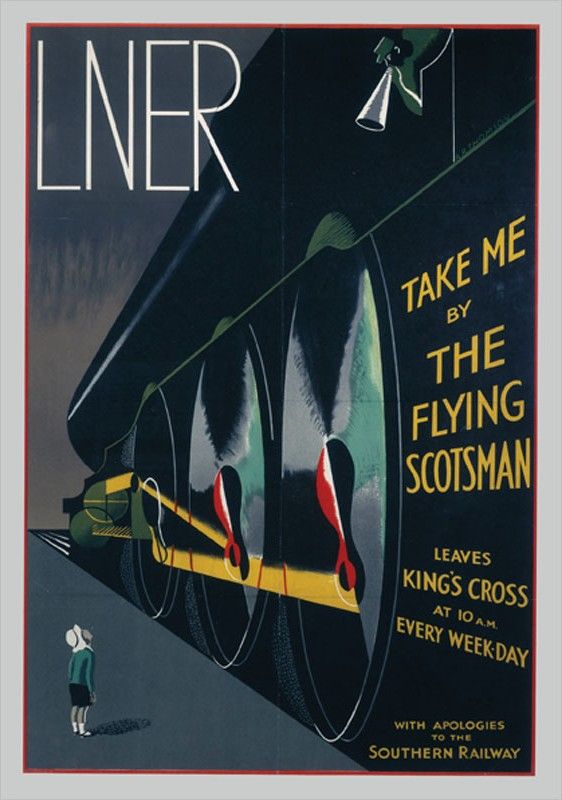 The Flying Scotsman (1932) LNER Railway Poster